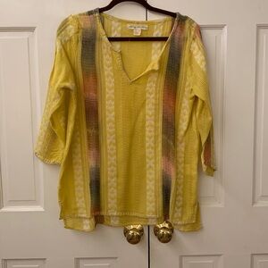 Urban Outfitters Yellow Summer Tunic